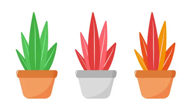 Vector illustration of Vector plants