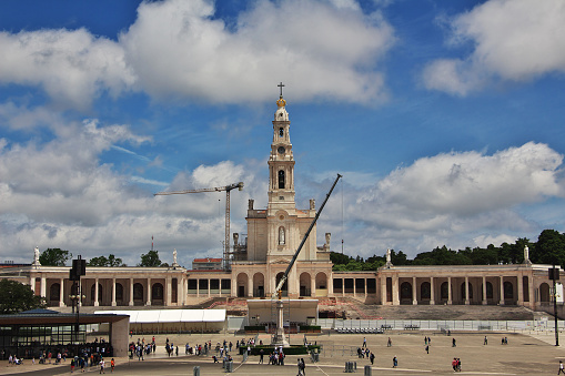 The church in Fatima, Portugal