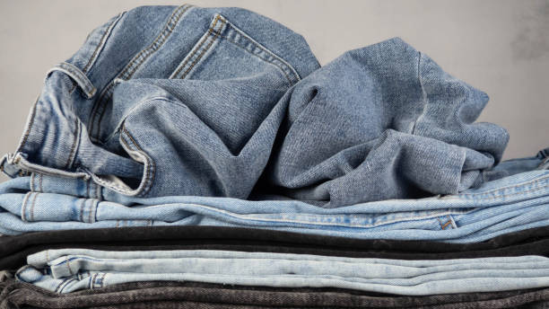 istock Jeans. Modern, youth women's denim trousers. 2006917928