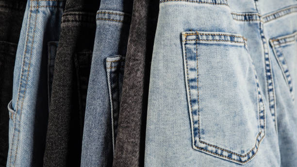 istock Jeans. Modern, youth women's denim trousers. 2006919013