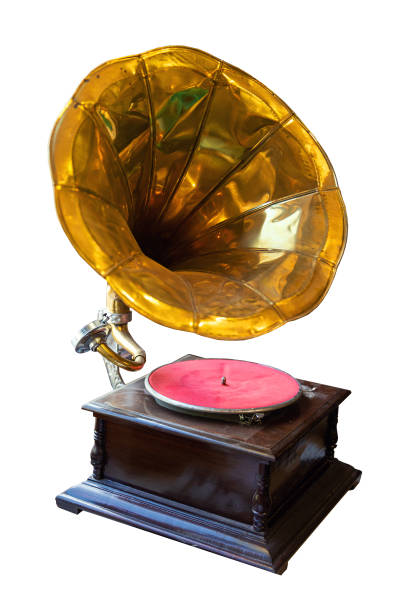 istock Vintage old gramophone on the white background 2006921106