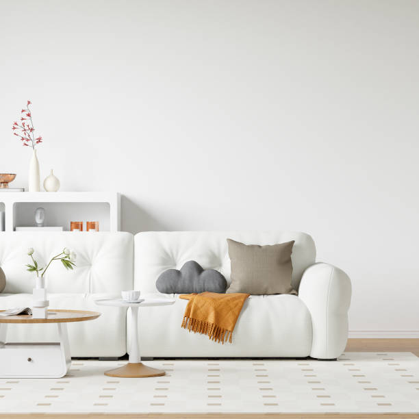 istock Interior Living Room Wall Mockup 2006957535