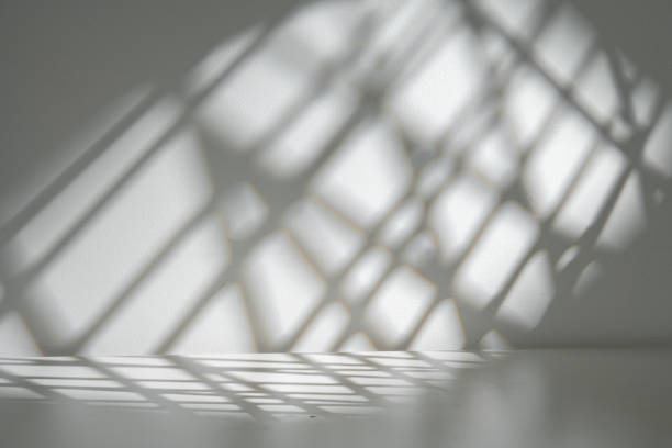 istock Abstract geometric gray shadow background on the wall 2006974018