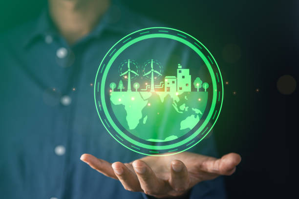 istock net zero target and carbon credit.CO2 emission reduction to stop global warming problem and reduce pollution into atmosphere from big industrial. 2007015175