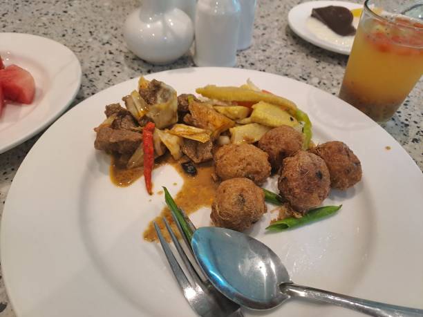 istock Beef, tofu balls, fruit punch for your protein 2007130633