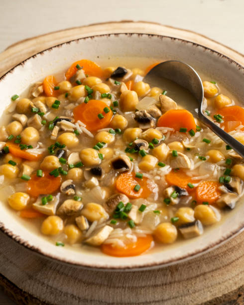 istock Chickpea soup with rice and vegetables. 2007151550
