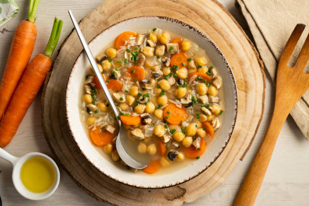 istock Chickpea soup with rice and vegetables. 2007151551