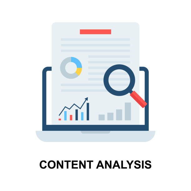 Get your hold on this creatively crafted concept icon of content analysis. Get your hold on this creatively crafted concept icon of content analysis traceability stock illustrations