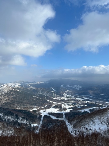 Tomamu is a modern, high-class ski resort in central Hokkaido, about 90 minutes by train south of Sapporo. The resort covers two mountains and has a large selection of trails to choose from.