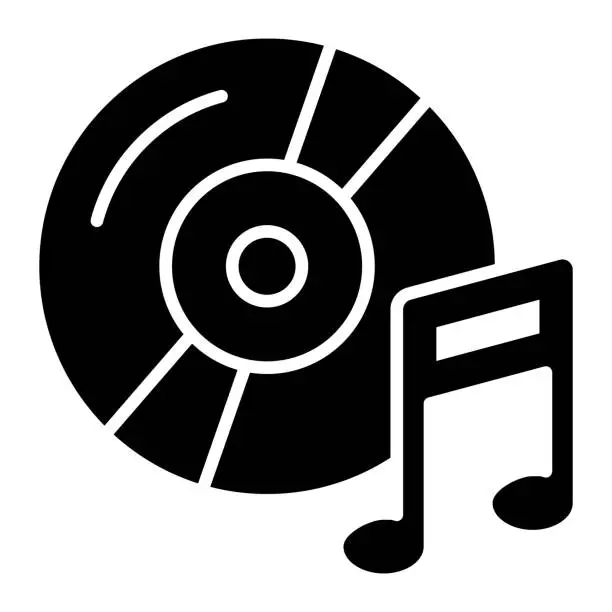 Vector illustration of Cd Icon