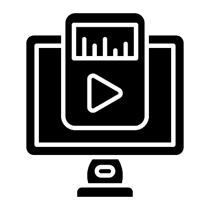 Music Player icon vector image. Can be used for Communication and Media.