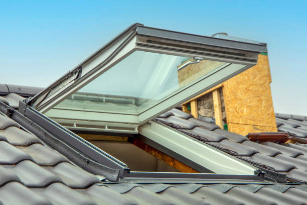 istock New skylight on a newly tiled roof 2007248483