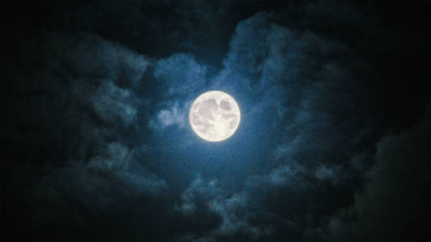istock Beautiful Picture of A Moon with Blueish Background 2007251663