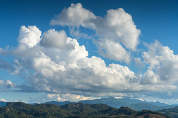 Photos of some white clouds and cloudscape blue sky