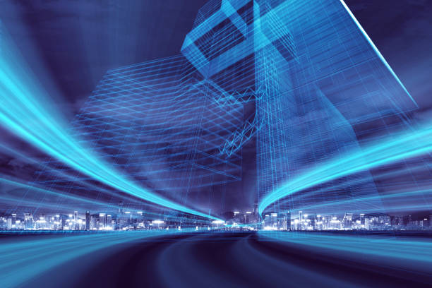 istock Digital wifi signals filling a city 2007284440