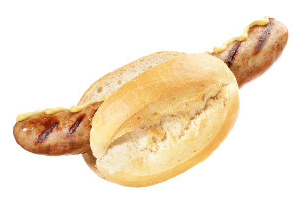 istock Sausage in a Bun isolated on white Background 2007346939