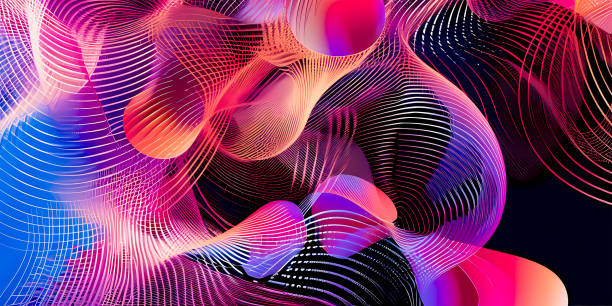 istock Fluid stream of many colors shapes and forms 2007388145