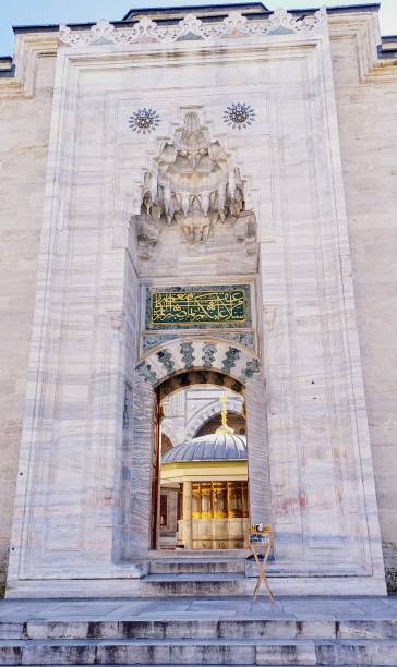 i̇stanbul, moschea storica - former famous place east architecture foto e immagini stock