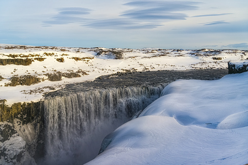 Dettifoss waterfall in the north of Iceland