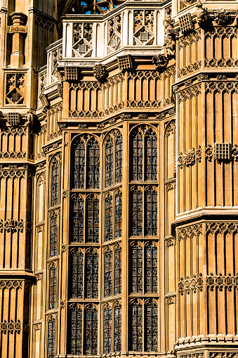 Houses of parliament at summer in London, UK