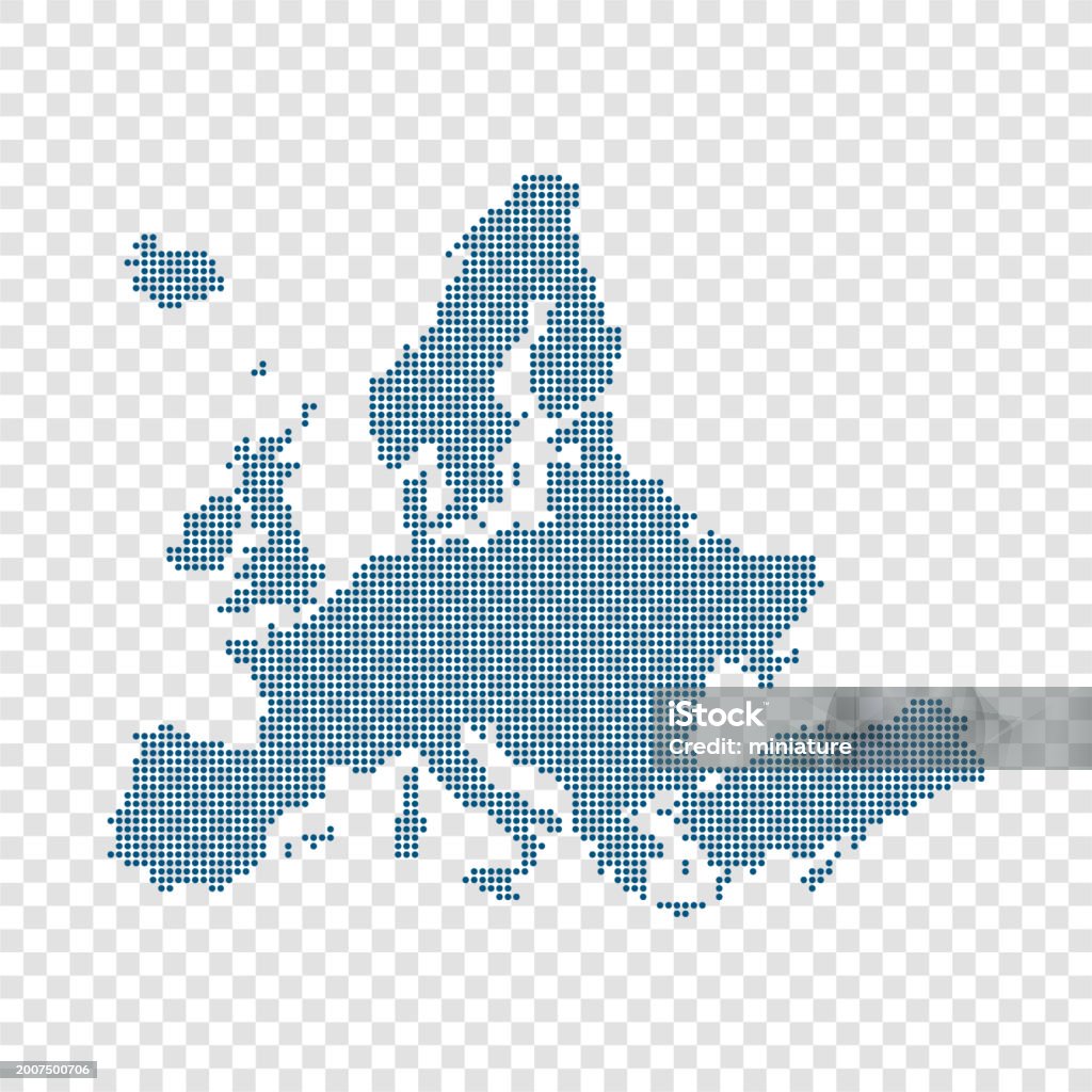 Europe Background Vector Europe Map Stock Illustration - Download Image Now - Austria ...