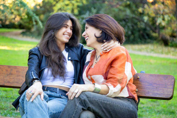 istock Mother and daughter looking into each other's eyes with admiration 2007578434