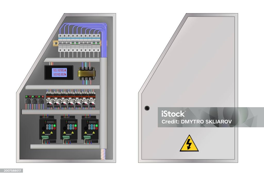 Computer Panel Vector Image Control Panel Production Control Panel And Control Of Computer Devices ...