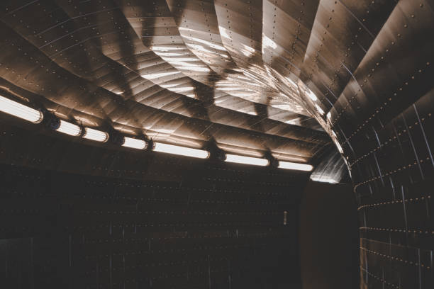 Full frame shot of ceiling in a tunnel