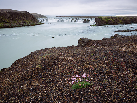 Trollkonuhlaup Waterfall in Iceland