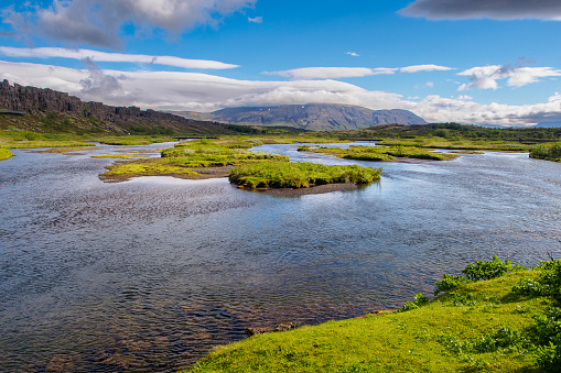 Ãingvellir National Park on Golden Circle in Iceland