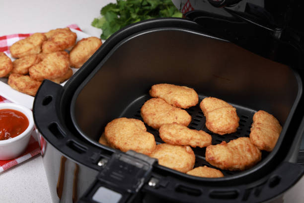 istock Chicken Nuggets in Hot Air fryer 2007607212