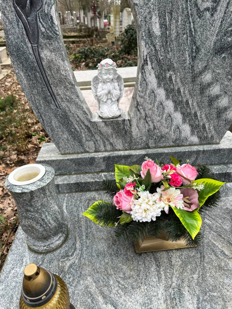 istock Tombstone in the public cemetery 2007642140