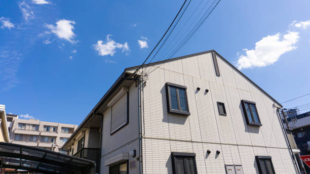 istock Landscape with blue sky and apartment 2007712341