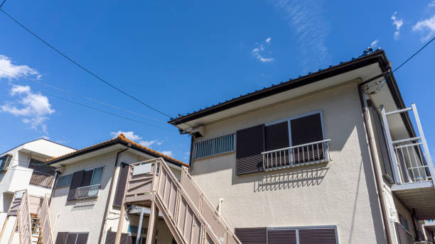istock Landscape with blue sky and apartment 2007713970