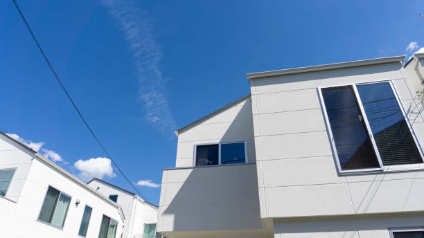 istock Landscape with blue sky and apartment 2007716635