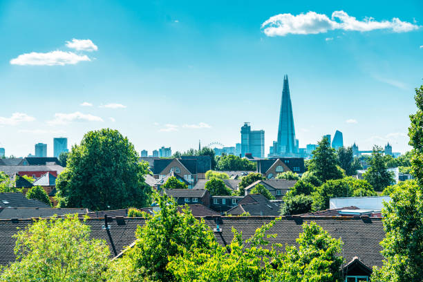 London City skyline, view from Stave Hill