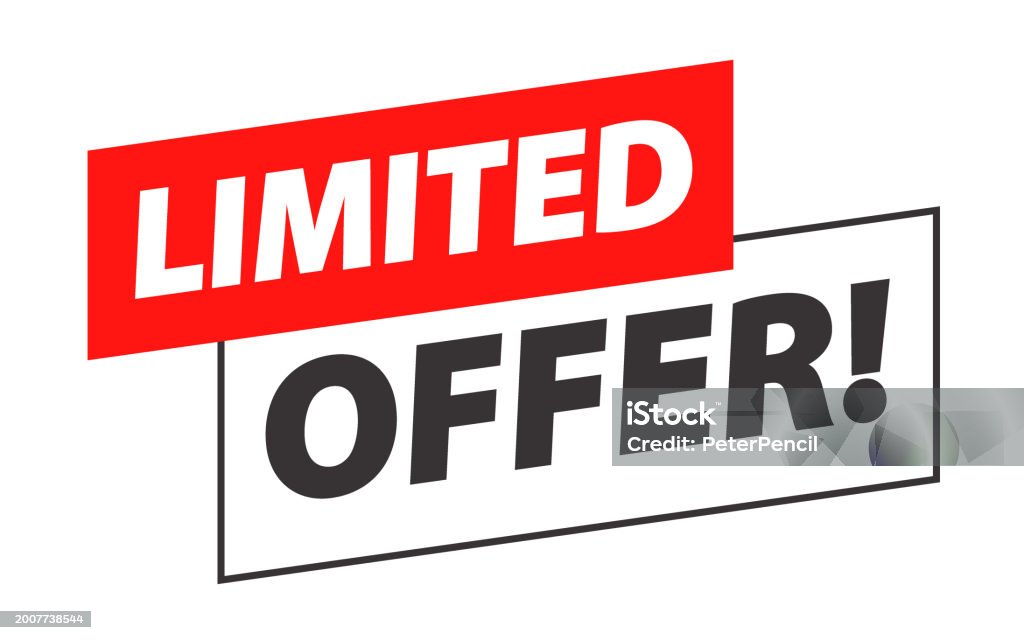 Limited Offer Description Example Limited Offer Banner Template Isolated On The White Background Vector ...