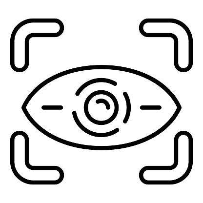Retinal Scan Icon Style