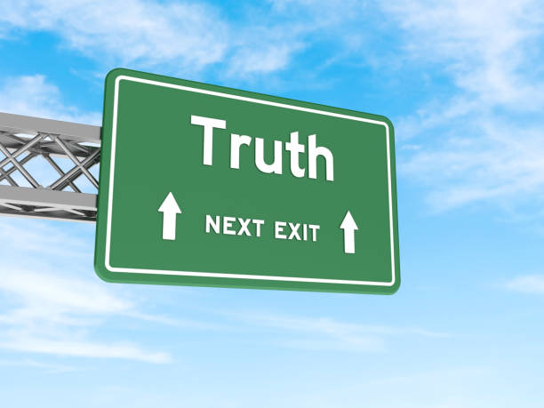 istock Highway sign with TRUTH on Sky 2007842304