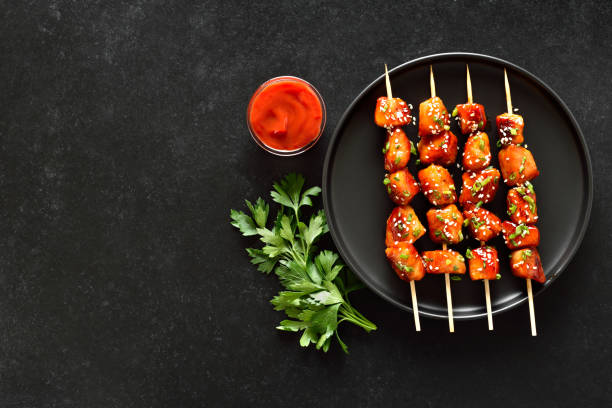 istock Teriyaki chicken skewers 2007904121