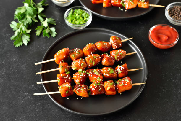 istock Teriyaki chicken skewers 2007904161