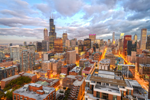 istock Chicago, Illinois, USA Downtown Skyline from Above 2007910023