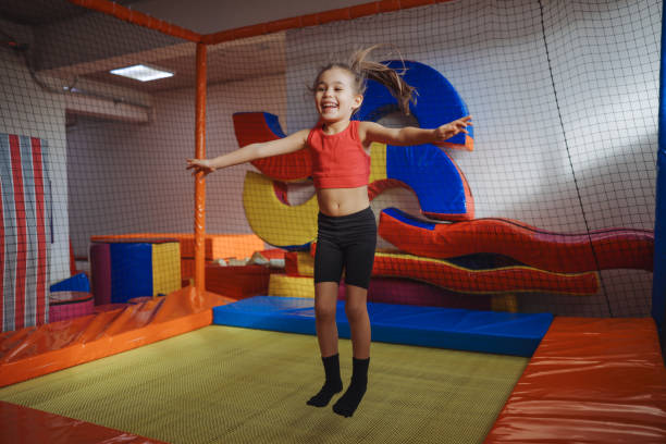 istock Happy girl during corrective gymnastics 2007959957