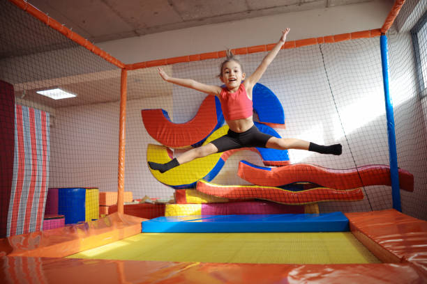 istock Happy girl during corrective gymnastics 2007963723