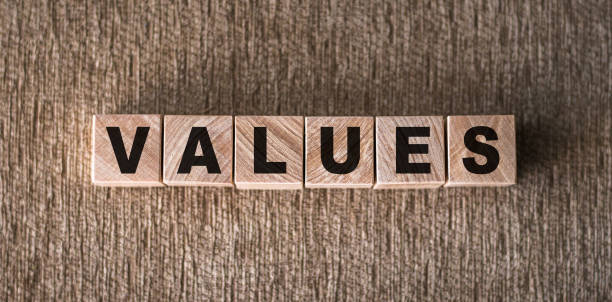 istock VALUES word written on wooden blocks on a brown background. 2008042293