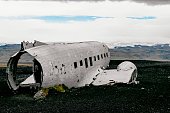 Airplane  in Iceland