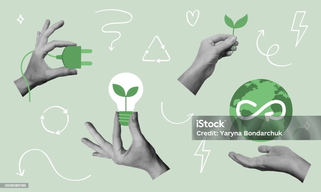 Ecological zero waste lifestyle and sustainability elements set. - 免版稅可持續資源圖庫向量圖形 Ecological zero waste lifestyle and sustainability elements set. - 免版稅可持續資源圖庫向量圖形
