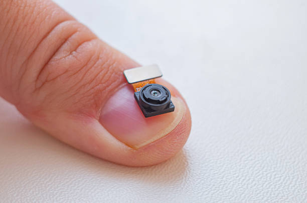Spy camera or hidden micro camera on the fingers nail.