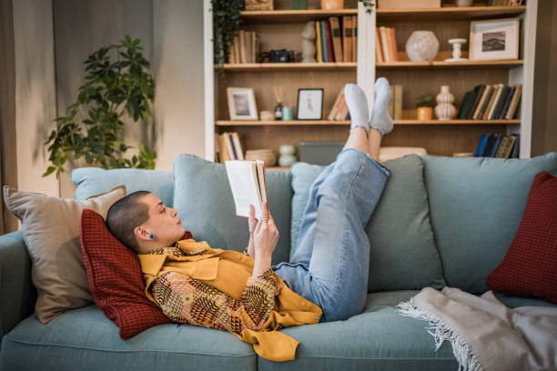 istock I like to spend these non-working days in bed reading a good book 2008213478