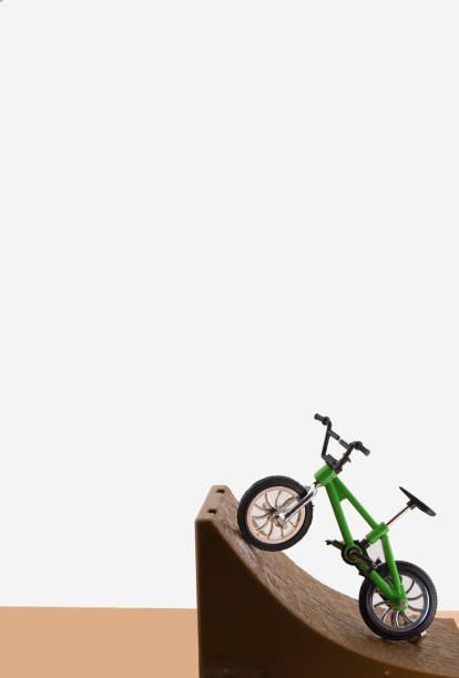 istock Green Bike on Ramp isolated 2008281646